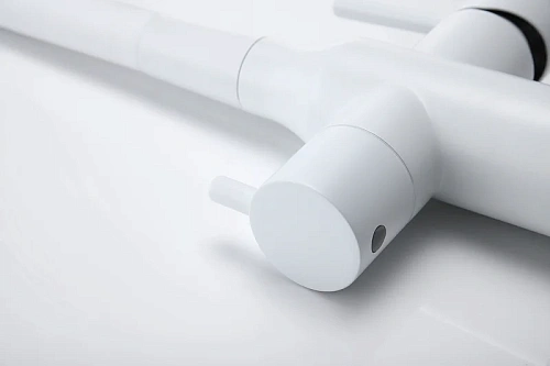 Смеситель для кухни Paulmark SALIX белый матовый Sa213419-WH Смеситель для кухни Paulmark SALIX белый матовый Sa213419-WH