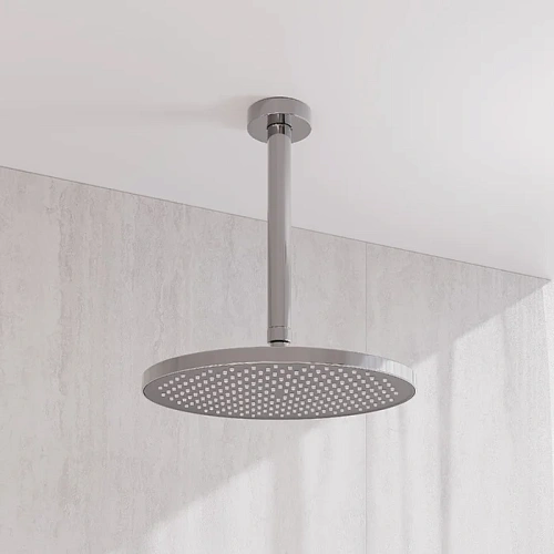 Верхний душ IDDIS Esper (ESP25GRi64) круглый, хром с серым Верхний душ IDDIS Esper (ESP25GRi64) круглый, хром с серым
