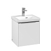 Картинка анонса товара «тумба под раковину villeroy &amp; boch subway 3.0 pure white / pure white c58200vf»