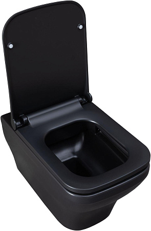 Унитаз подвесной Allen Brau Infinity 4.21011.31 с крышкой, черный матовый