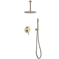 Душевая система ABBER Emotion AF8821G скрытого монтажа без излива, золото матовое Душевая система ABBER Emotion AF8821G скрытого монтажа без излива, золото матовое