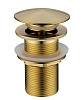 Картинка анонса товара «донный клапан boheme 612/2-mg автомат(клик-клак) matt gold с переливом»