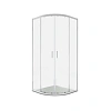 Душевой уголок Aquatek AQ.RO.100.1CH стекло прозрачное, 1/4 круга, двери раздвижные, 200x100x100 см, профиль хром Душевой уголок Aquatek AQ.RO.100.1CH стекло прозрачное, 1/4 круга, двери раздвижные, 200x100x100 см, профиль хром