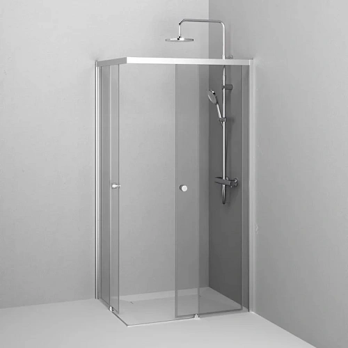 Душевой уголок AM.PM X-Joy W94G-403-10080-MТ Slide 100х80, хром матовый, стекло прозрачное Душевой уголок AM.PM X-Joy W94G-403-10080-MТ Slide 100х80, хром матовый, стекло прозрачное