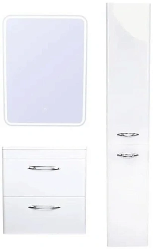 Зеркальный шкаф Style Line Каре 60x80 с подсветкой, сенсор на зеркале СС-00002274 Зеркальный шкаф Style Line Каре 60x80 с подсветкой, сенсор на зеркале СС-00002274