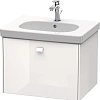 Тумба под раковину Duravit Brioso BR404502222 подвесная 62 см белый глянцевый Тумба под раковину Duravit Brioso BR404502222 подвесная 62 см белый глянцевый