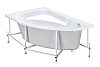 Картинка анонса товара «акриловая ванна roca welna 160x100 l асимметричная белая zru9302997»