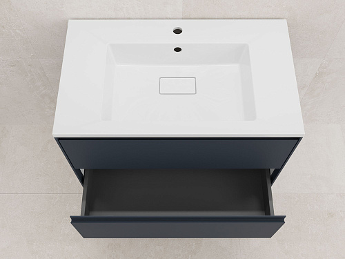 Тумба под раковину Style Line ЛИМА 80 ЛС-00002355 подвесная черный Тумба под раковину Style Line ЛИМА 80 ЛС-00002355 подвесная черный