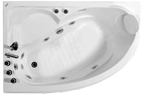 Акриловая ванна Gemy G9009 B L 150x100 угловая, асимметричная, левая, гидромассажная Акриловая ванна Gemy G9009 B L 150x100 угловая, асимметричная, левая, гидромассажная