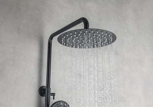 Душевая система Aquatek ВЕГА AQ2046MB черный матовый Душевая система Aquatek ВЕГА AQ2046MB черный матовый