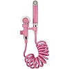 Гигиеническая лейка Kaiser с клапаном, шланг ПВХ пружина до 2м розовый SH-356 Гигиеническая лейка Kaiser с клапаном, шланг ПВХ пружина до 2м розовый SH-356