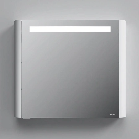 Зеркальный шкаф AM.PM Sensation M30MCL0801WG левый, 80 см, с подсветкой, белый Зеркальный шкаф AM.PM Sensation M30MCL0801WG левый, 80 см, с подсветкой, белый