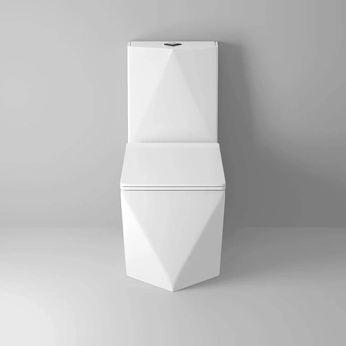 Унитаз напольный GROSSMAN Cristal Cristal 680x370x835 моноблок с толстой крышкой GR-4491 Унитаз напольный GROSSMAN Cristal Cristal 680x370x835 моноблок с толстой крышкой GR-4491