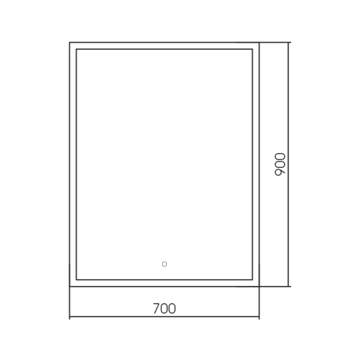 Зеркало Silver mirrors NORMA NEO 700x900 Сенсорный выключатель гор/верт LED-00002804 Зеркало Silver mirrors NORMA NEO 700x900 Сенсорный выключатель гор/верт LED-00002804