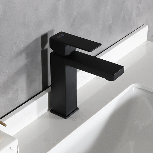 Смеситель для раковины Gid Anchel SS979-BM-K SS979BMK черный матовый Смеситель для раковины Gid Anchel SS979-BM-K SS979BMK черный матовый