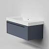 Тумба с раковиной La Fenice Elba Blu Grigio 100 NFNC-01-ELB-BG-100-3-100 синяя матовая
