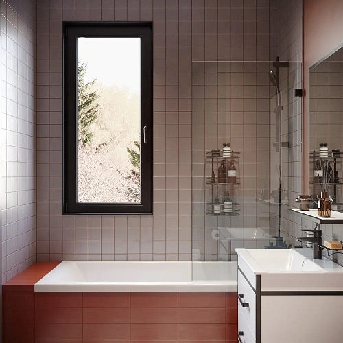 Шторка на ванну DIWO Брянск неподвижная, 70х140, профиль черный матовый, прозрачное стекло 583141 Шторка на ванну DIWO Брянск неподвижная, 70х140, профиль черный матовый, прозрачное стекло 583141