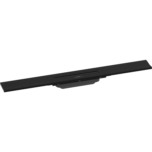 Решетка для водоотводящего желоба Hansgrohe RainDrain Flex, 70 см, укорачиваемая 56050670, матовый ч Решетка для водоотводящего желоба Hansgrohe RainDrain Flex, 70 см, укорачиваемая 56050670, матовый ч