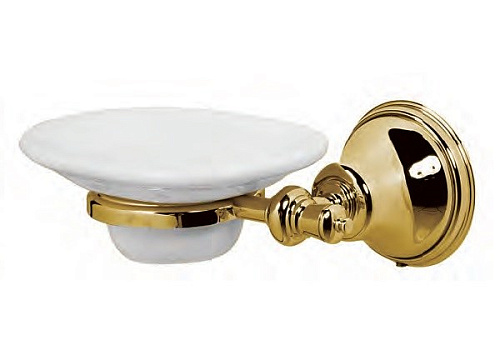 Мыльница AM.PM 5 O'Clock A2534201 керамическая, с настенным держателем, золото Мыльница AM.PM 5 O'Clock A2534201 керамическая, с настенным держателем, золото