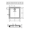 Душевой поддон Riho Davos 251 DA5900500000000 90x90 Душевой поддон Riho Davos 251 DA5900500000000 90x90