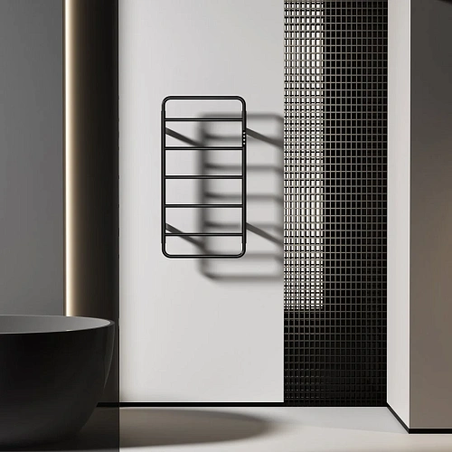 Полотенцесушитель электрический Wonzon & Woghand черный (WW-AL202-MB) Полотенцесушитель электрический Wonzon & Woghand черный (WW-AL202-MB)