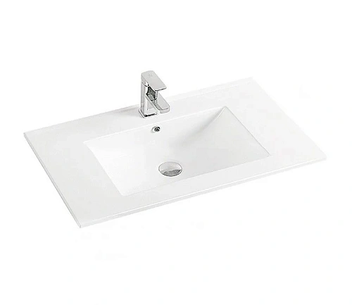 Раковина CeramaLux 9075E врезная, белый Раковина CeramaLux 9075E врезная, белый