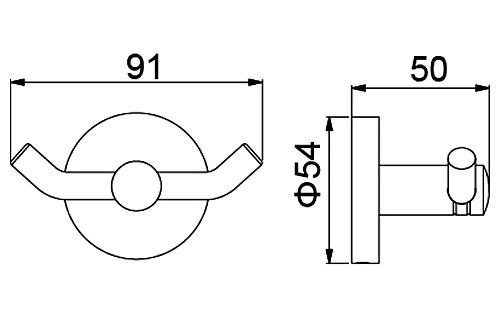 Крючок Timo Saona 13012/17 золото матовое Крючок Timo Saona 13012/17 золото матовое