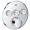 Смеситель для душа GROHE Grohtherm SmartControl на 3 выхода, хром (29146000) внешняя часть Смеситель для душа GROHE Grohtherm SmartControl на 3 выхода, хром (29146000) внешняя часть