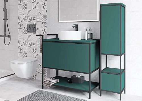 Душевая система Cersanit BRASKO BLACK с термостатом 63112 Душевая система Cersanit BRASKO BLACK с термостатом 63112