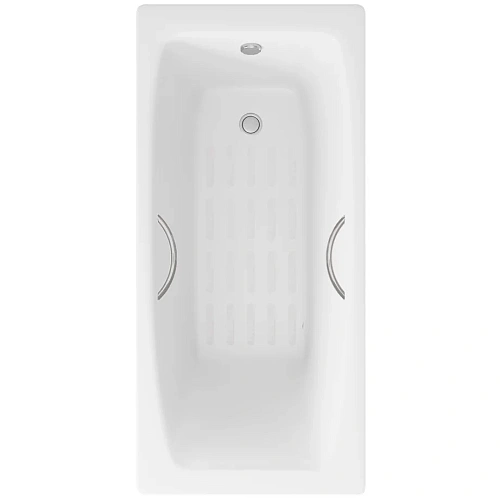 Ванна чугунная Delice Repos 1700х700 с ручками и антискользящим покрытием DLR220508R-AS Ванна чугунная Delice Repos 1700х700 с ручками и антискользящим покрытием DLR220508R-AS