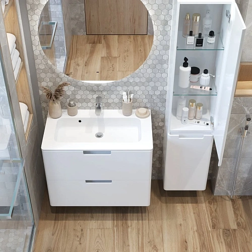 Шкаф-пенал PRATO Прато п6к-35 правый 240 04-00035-00 02 БЕЛ белый Шкаф-пенал PRATO Прато п6к-35 правый 240 04-00035-00 02 БЕЛ белый