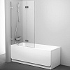 Картинка анонса товара «шторка на ванну ravak bvs2 100 l 7ula0a00z1 (хром + транспарент)»