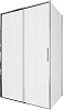 Душевой уголок Aquanet Pleasure Evo 120x100 AE65-120x100-CT профиль хром, прозрачное стекло