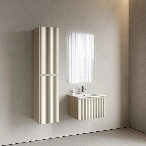 Тумба под раковину SANCOS Snob SNR1.060CE R 1.0 590х445х406 Beige Soft подвесная Тумба под раковину SANCOS Snob SNR1.060CE R 1.0 590х445х406 Beige Soft подвесная