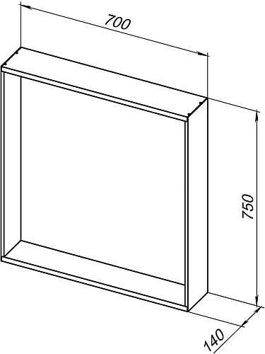 Зеркало Allen Brau Reality 1.32017.BB 70 черный браш Зеркало Allen Brau Reality 1.32017.BB 70 черный браш