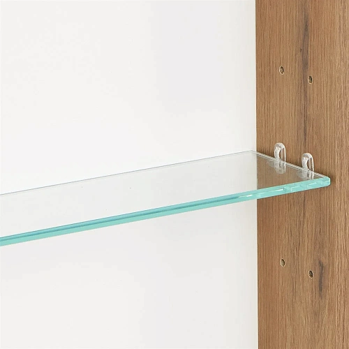 Зеркальный шкаф Aquaton Сканди 55 белый, дуб рустикальный 1A252102SDZ90 Зеркальный шкаф Aquaton Сканди 55 белый, дуб рустикальный 1A252102SDZ90