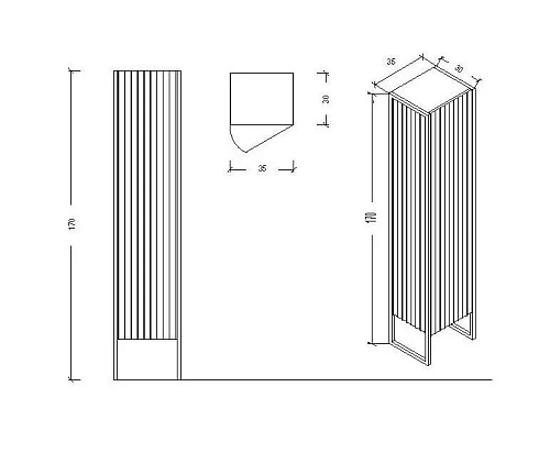 Шкаф-пенал Armadi Art MONACO 868-RCR-R бордо глянец + хром R Шкаф-пенал Armadi Art MONACO 868-RCR-R бордо глянец + хром R