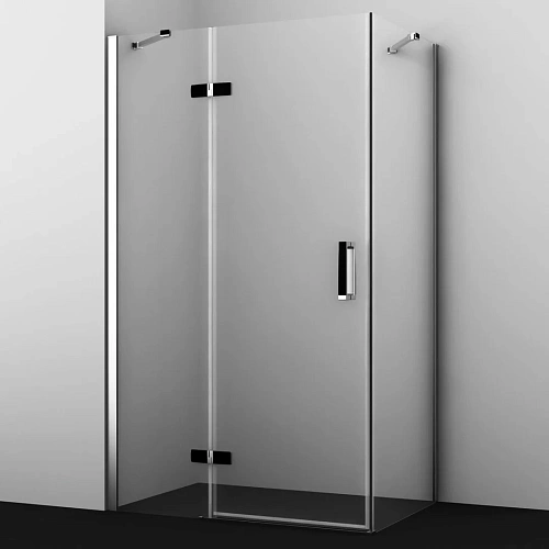 Душевой уголок WasserKRAFT Aller 10H10LBLACK MATT черный/хром Душевой уголок WasserKRAFT Aller 10H10LBLACK MATT черный/хром