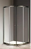 Душевой уголок CEZARES GIUBILEO-R-2-80-SCORREVOLE-C-Br 80x80см стекло прозрачное, профиль бронза