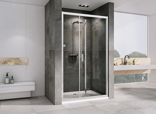 Душевая дверь ABBER Sonnenstrand AG07090 90 см универсальная, профиль хром, стекло прозрачное Душевая дверь ABBER Sonnenstrand AG07090 90 см универсальная, профиль хром, стекло прозрачное