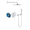 Картинка анонса товара «душевая система grohe grohtherm 3000 cosmopolitan встраиваемая, термостатическая, хром (34630000)»