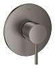 Картинка анонса товара «смеситель для душа grohe atrio new, круглая розетка, темный гарфит матовый (24065al3)»