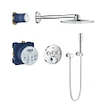 Душевая система GROHE SmartControl с душевым гарнитуром и верхним душем Rainshower 310, хром (347090 34709000 Душевая система GROHE SmartControl с душевым гарнитуром и верхним душем Rainshower 310, хром (347090 34709000