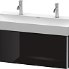 Тумба под раковину Duravit XSquare XS406304040 подвесная 98 см черный глянцевый Тумба под раковину Duravit XSquare XS406304040 подвесная 98 см черный глянцевый