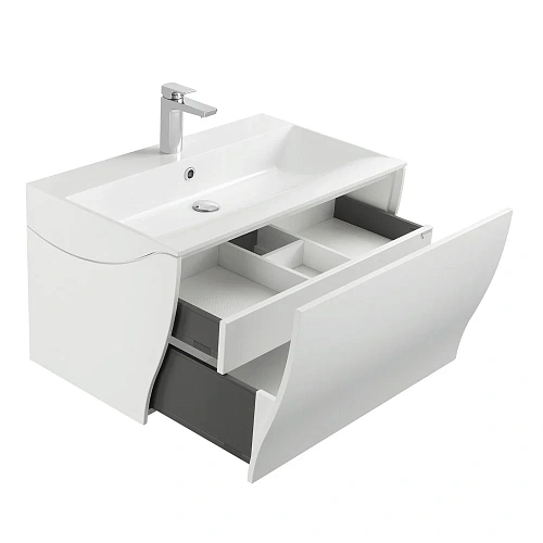 Тумба под раковину Aquaton Ондина 80 белый 1A183401OD010 Тумба под раковину Aquaton Ондина 80 белый 1A183401OD010