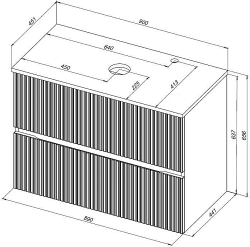 Тумба под раковину Aquanet Джейн 90 белый матовый 00313287 напольная/подвесная Тумба под раковину Aquanet Джейн 90 белый матовый 00313287 напольная/подвесная