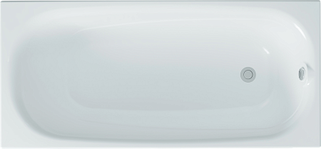 Акриловая ванна DIWO Кострома 150x70 прямоугольная, пристенная, без гидромассажа, с ножками 506397