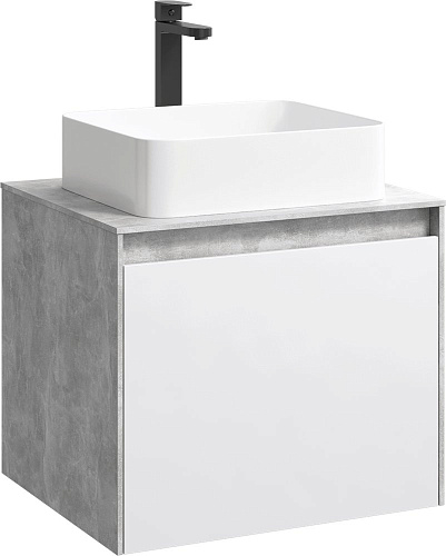 Фасад тумбы под раковину AQWELLA Mobi MOB0706W цвет белый, 60 см Фасад тумбы под раковину AQWELLA Mobi MOB0706W цвет белый, 60 см