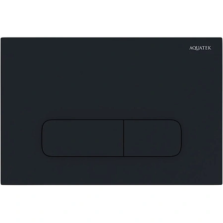 Клавиша смыва Aquatek черная матовая (клавиши прямоугольные) KDI-0000017 Клавиша смыва Aquatek черная матовая (клавиши прямоугольные) KDI-0000017