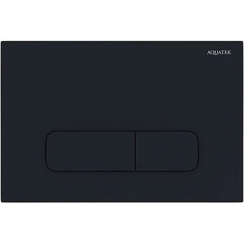 Клавиша смыва Aquatek черная матовая (клавиши прямоугольные) KDI-0000017 Клавиша смыва Aquatek черная матовая (клавиши прямоугольные) KDI-0000017